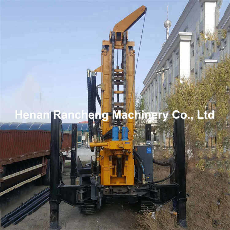 260m diep kruiper gemonteerde hydraulische waterput boormachine RCF260C waterput boormachine