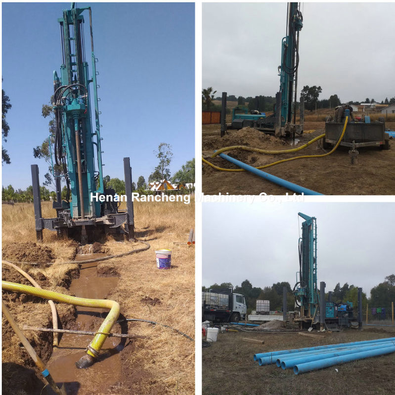 280m Crawler boorgat boormachine met luchtcompressor waterput boormachine