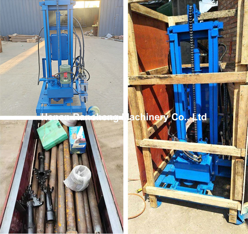 Boordiepte 100m Elektrische Draagbare Waterput Boormachine Hoofdmachine Met 22 pk Motor