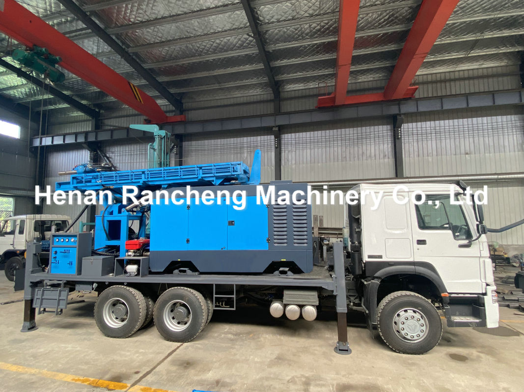 350m diepte truck gemonteerde boormachine / truck gemonteerde waterput boormachine met 6x4 HOWO truck