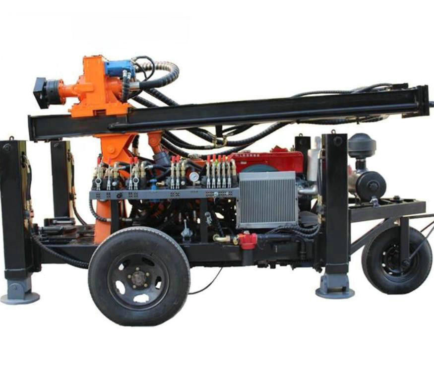 150m Boordiepte Boorgat Waterput Boormachine 32HP 100 - 219mm Diameter
