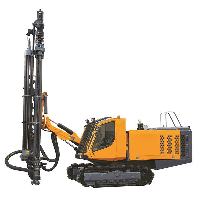 Crawler type Rock DTH boormachine 32m Boordiepte 242KW Cummins motor