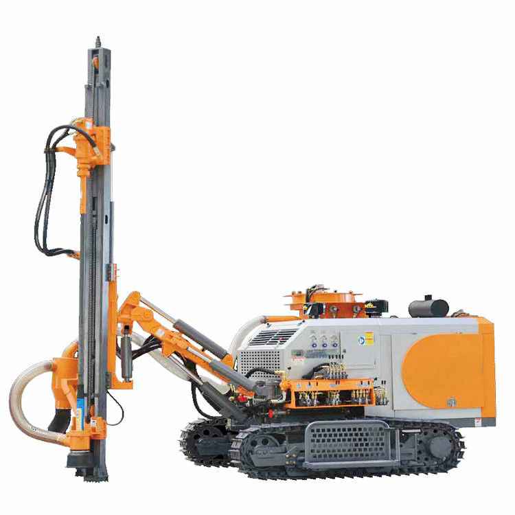 22m diepte DTH Down The Hole Drilling Rig 193HP Diesel motor 80mm - 118mm Hole Range