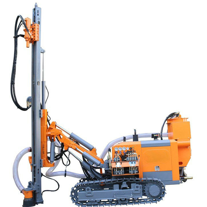 Hydraulische crawler DTH Down The Hole Drilling Rig 68HP Dieselmotor 20m Boorddiepte