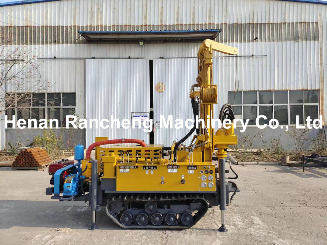 RCF150S 150m Diepte Compact Rubber Track Water Well Drilling Rig Machine Met 42KW Yuchai Motor