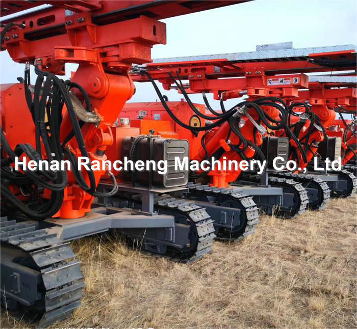 Hydraulisch rammen zonnepielenchauffeur 88 kW Yuchai motor 20 - 100m boring diepte