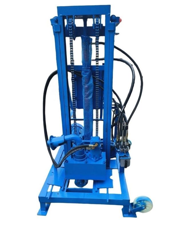 Kleine draagbare boormachine voor waterputten 11 kW 1500 mm boorstaaf Dia 150m Boordiepte