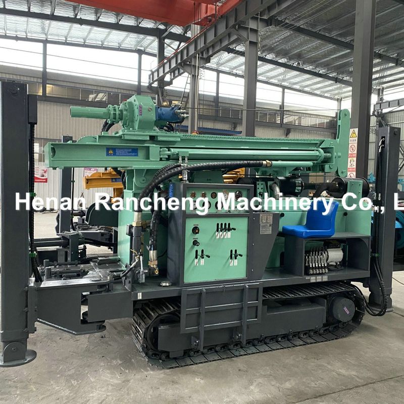300m Diepte 350mm Diameter Waterput Crawler Type Boormachine Met Volledige Hydraulische Controle