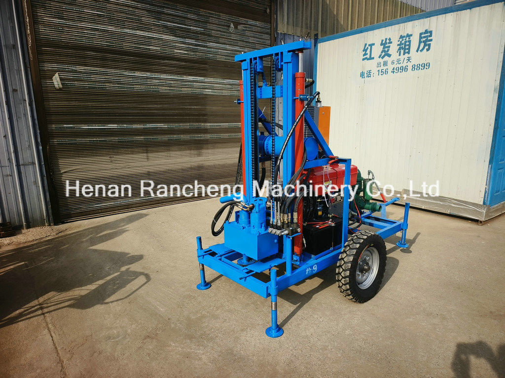 150 m boorgediepte Draagbare waterputboormachine met 450 mm boorgatdiameter