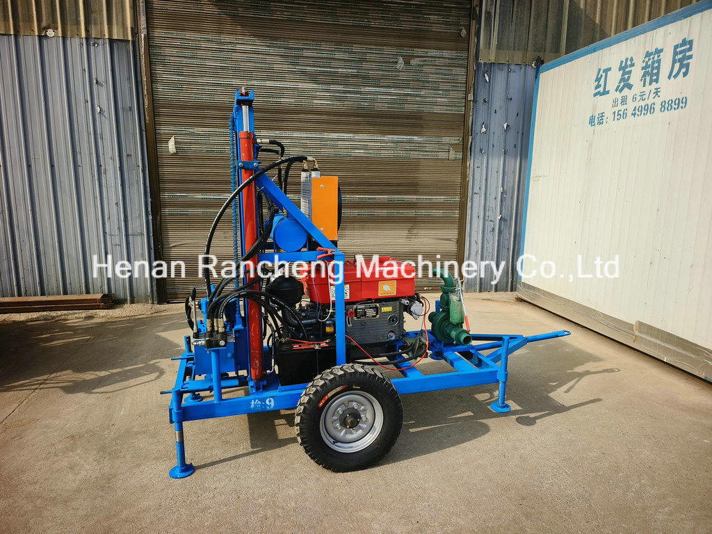 150 m boorgediepte Draagbare waterputboormachine met 450 mm boorgatdiameter