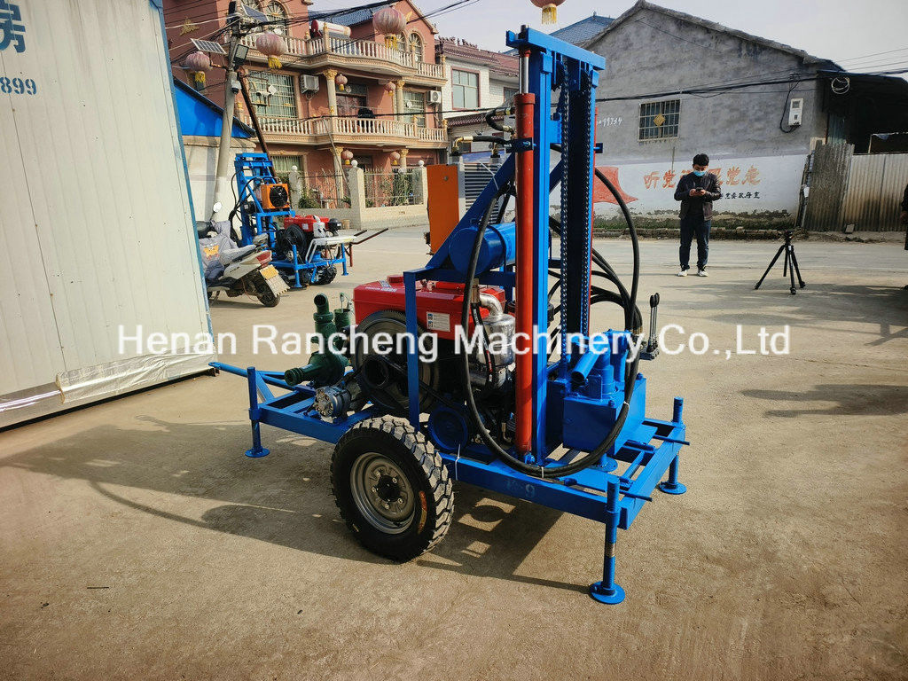 150 m boorgediepte Draagbare waterputboormachine met 450 mm boorgatdiameter