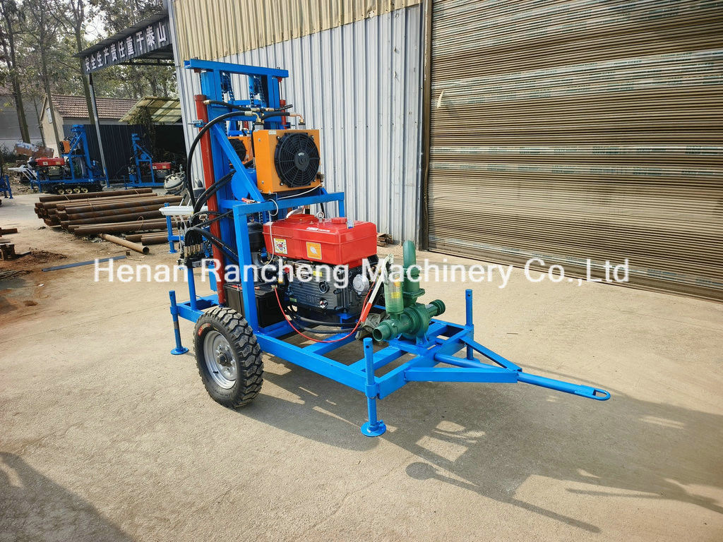 150 m boorgediepte Draagbare waterputboormachine met 450 mm boorgatdiameter