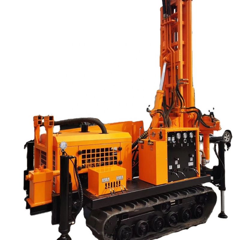 200m 5800Kg Hydraulische waterput boormachine met 58KW dieselmotor en 5T hefkracht
