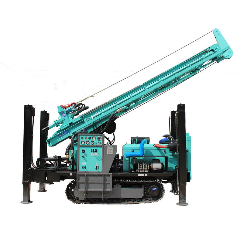 280m Crawler boorgat boormachine met luchtcompressor waterput boormachine