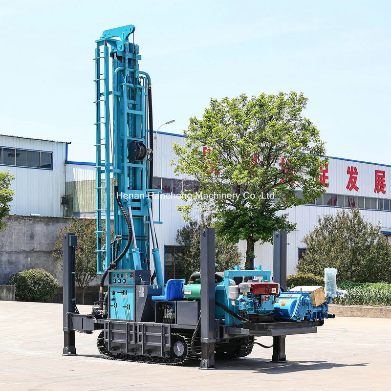 Efficiëntie en betrouwbaarheid Diepte 350m Crawler gemonteerde waterput boormachine met 91 kW Yuchai motor
