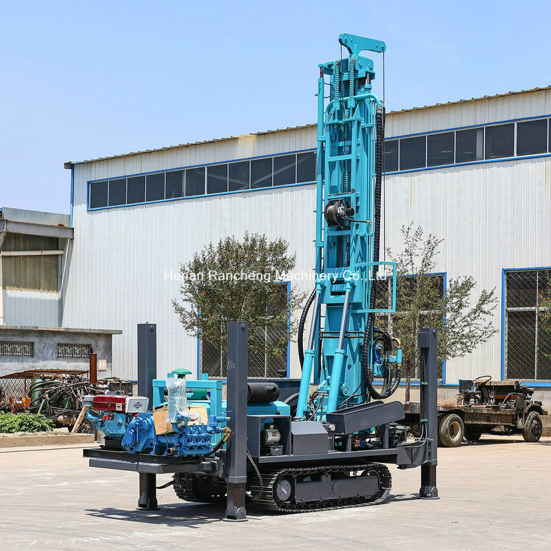 Efficiëntie en betrouwbaarheid Diepte 350m Crawler gemonteerde waterput boormachine met 91 kW Yuchai motor