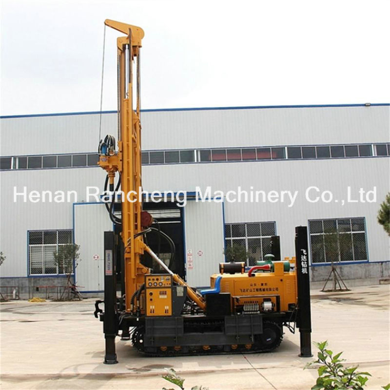 118kw Dieselmotor Air DTH Boormachine 450m Diepwater Boormachine / Mijnboormachine