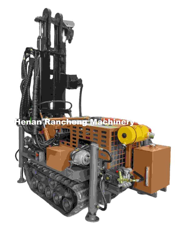 150m diep draagbare mini-kruiper waterput boormachine voor waterboring projecten