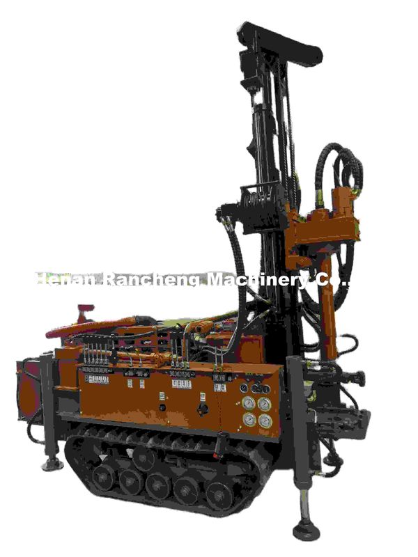 RCF150S 150m Diepte Compact Rubber Track Water Well Drilling Rig Machine Met 42KW Yuchai Motor