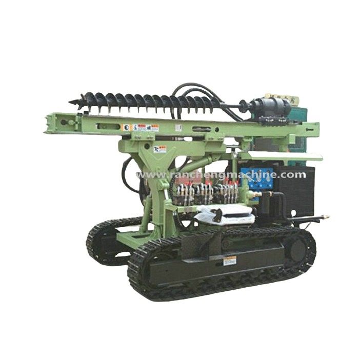 RC130Y Micro Pile Rig Uitzonderlijke 400mm Boring Diameter Ideaal voor veelzijdige waterput Auger Pile En DTH Boren