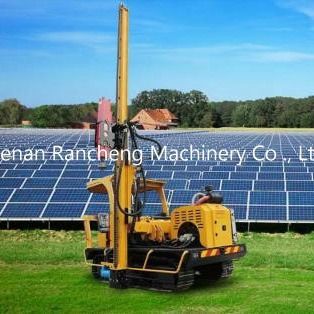 Solar Pile Driver met 39 kW motor 170 cm Boordiepte 2600 mm Boorhoogte