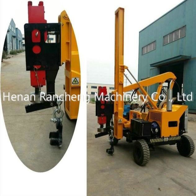 Solar Pile Driver met 39 kW motor 170 cm Boordiepte 2600 mm Boorhoogte