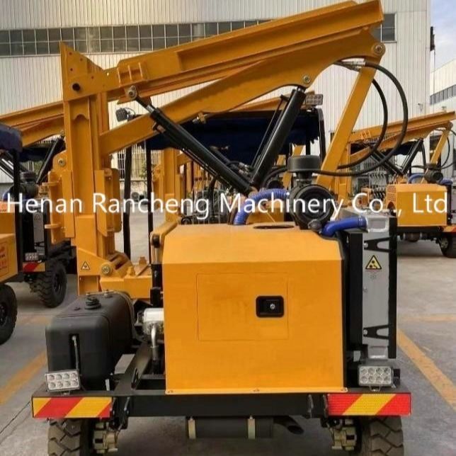 Solar Pile Driver met 39 kW motor 170 cm Boordiepte 2600 mm Boorhoogte