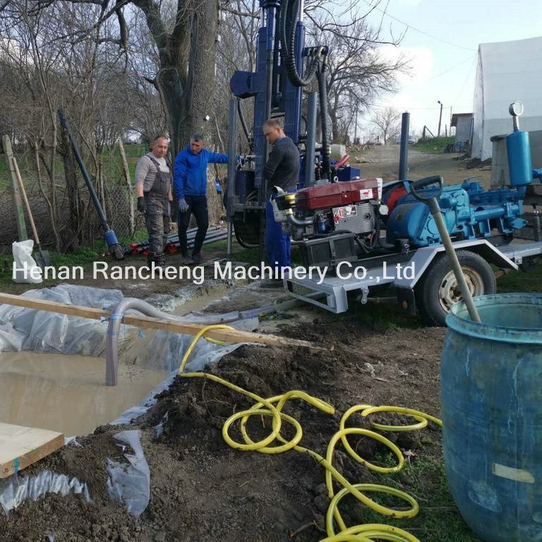 180m boorgat waterput boormachine / mini grootte waterput boormachine