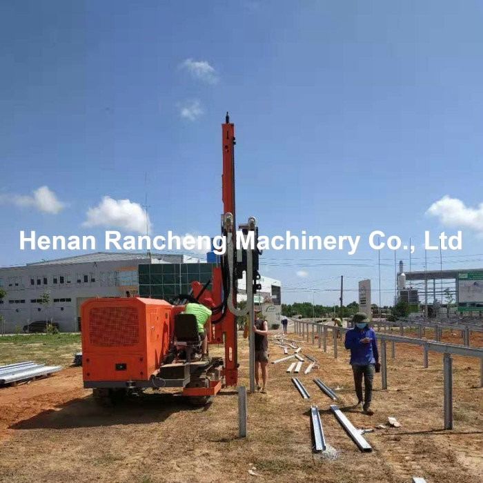 Hydraulisch boorapparaat RC260Y model zowel roterende boor en rammen ramming hoofd voor maximaal 6m ramming buis