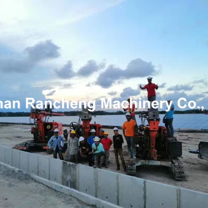 Hydraulisch boorapparaat RC260Y model zowel roterende boor en rammen ramming hoofd voor maximaal 6m ramming buis