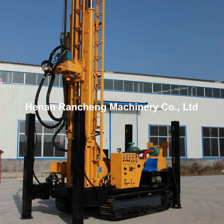Diepte 1000m diepe waterput Rig Exploratie Geotechnische machine met 194KW Cummins motor
