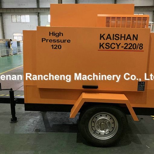 KSCY220/8 luchtcompressor 75 pk Dieselmotor schroef draagbare luchtcompressoren