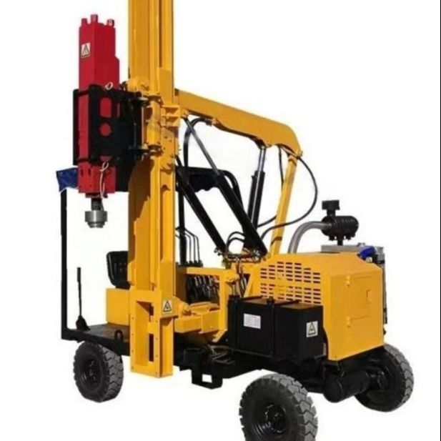 Zonne-energie piloot met 39 kW motor voor 170 cm diepte en 2,8 ton voertuiggewicht