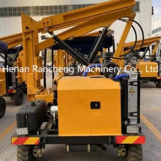 Zonne-energie piloot met 39 kW motor voor 170 cm diepte en 2,8 ton voertuiggewicht