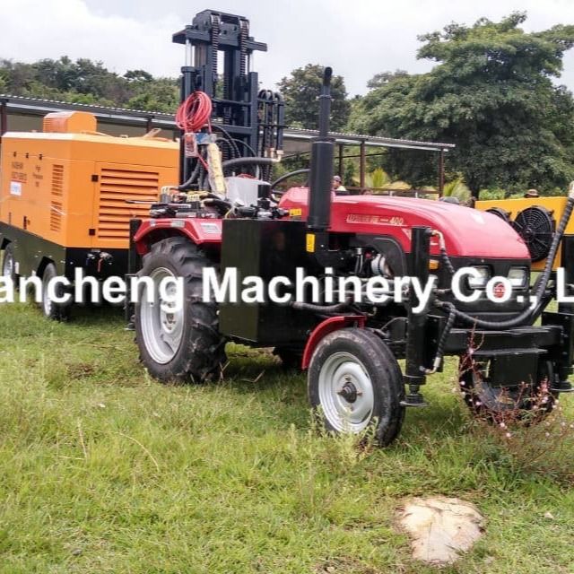 200m klassieke waterboring boormachine trekker gemonteerde waterboormachine
