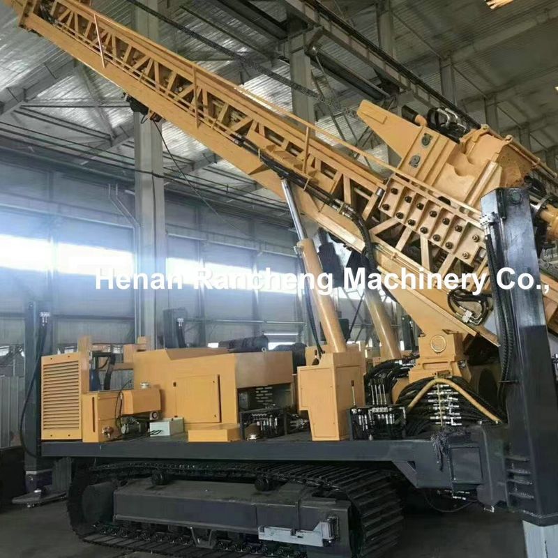 Diepte 1000m diepe waterput Rig Exploratie Geotechnische machine met 194KW Cummins motor