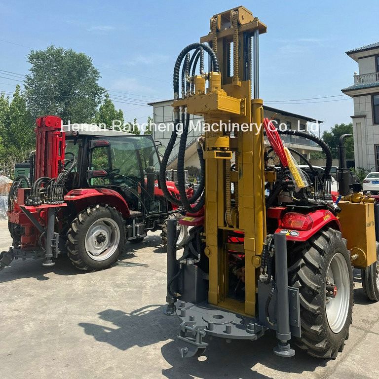200m tractor gemonteerd grote kracht water put boormachine tractor diep boorgat boormachine