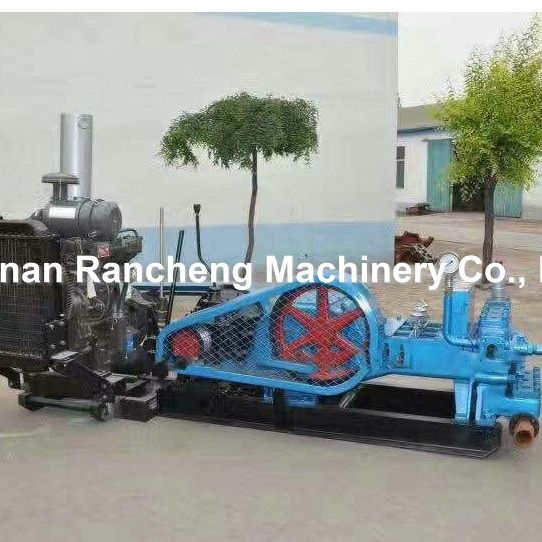 Dieselmotor Type Modderpomp Max 600L/Min Horizontale Drie-Cilinder Dubbele Rol Penthouse Detroit Zuigerpomp