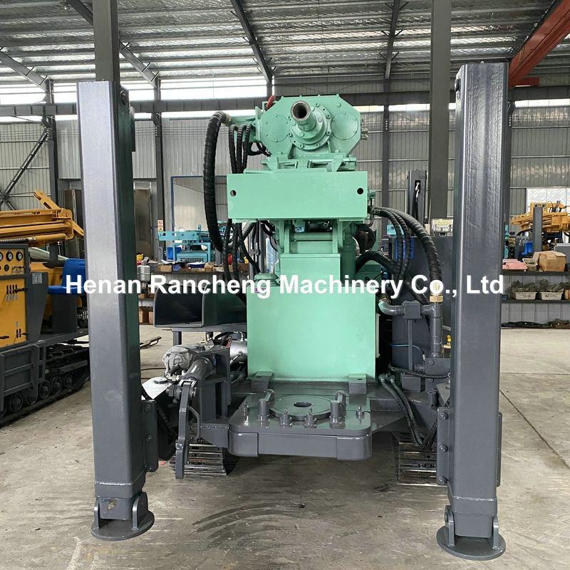 Boring Diepte 350m Watergat Well Drilling Rig Machine Met 91KW Yuchai Motor