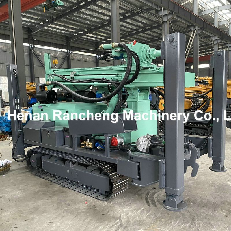 Boring Diepte 350m Watergat Well Drilling Rig Machine Met 91KW Yuchai Motor