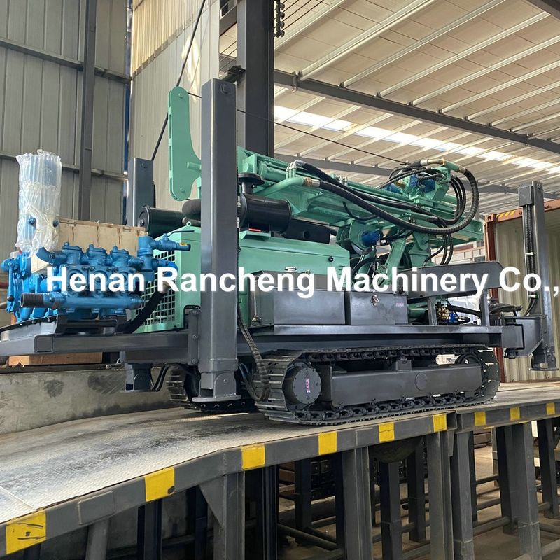 Boring Diepte 350m Watergat Well Drilling Rig Machine Met 91KW Yuchai Motor