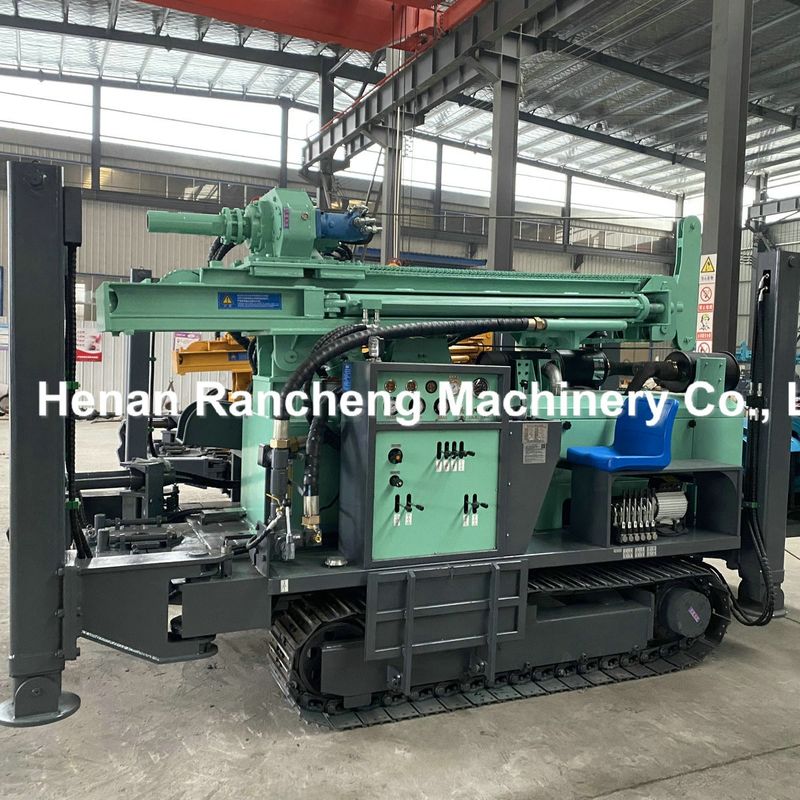 Boring Diepte 350m Watergat Well Drilling Rig Machine Met 91KW Yuchai Motor