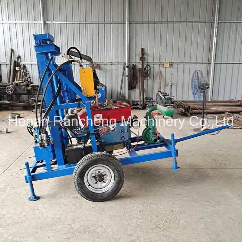 150m diep waterboormachine met slag- en rotatiemethode