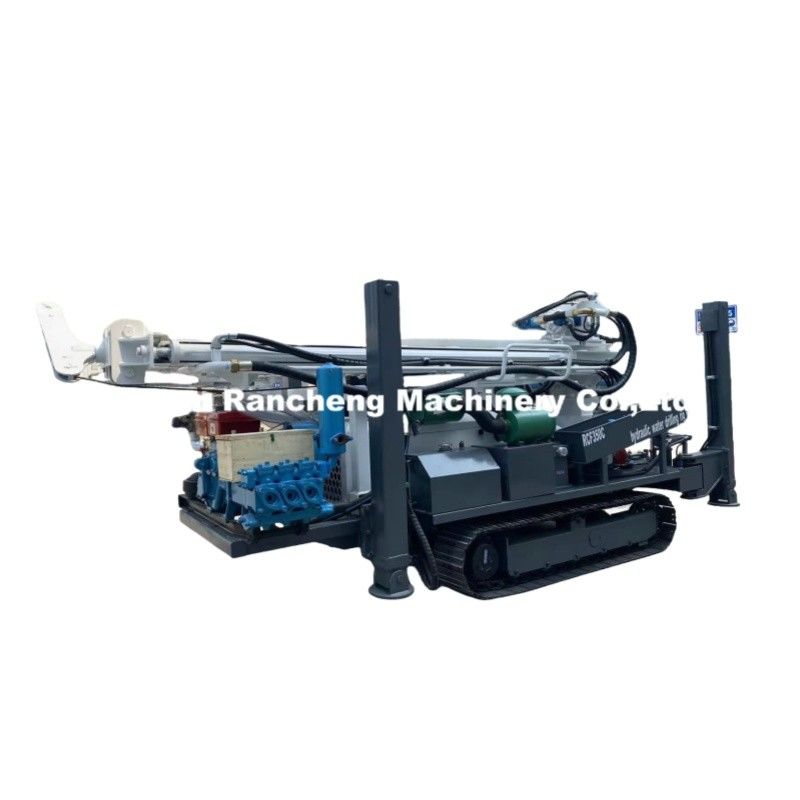 Boring Diepte 350m Watergat Well Drilling Rig Machine Met 91KW Yuchai Motor