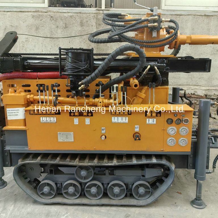 180m Pneumatische waterput boormachine multifunctioneel kruiper gemonteerd boormachine met 55 kW Quanchai diesel