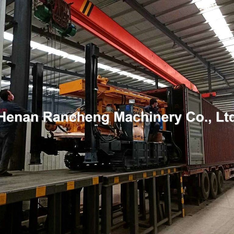 800 m geotechnische hydraulische crawler type explosie boorgat mijnmachine voor rots