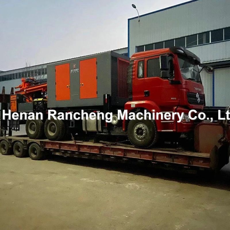 DTH Truck Water Well Drilling Rig Machine met luchtcompressor voor 200m