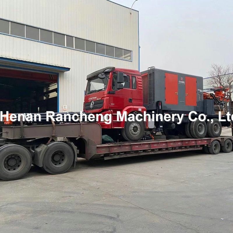 DTH Truck Water Well Drilling Rig Machine met luchtcompressor voor 200m