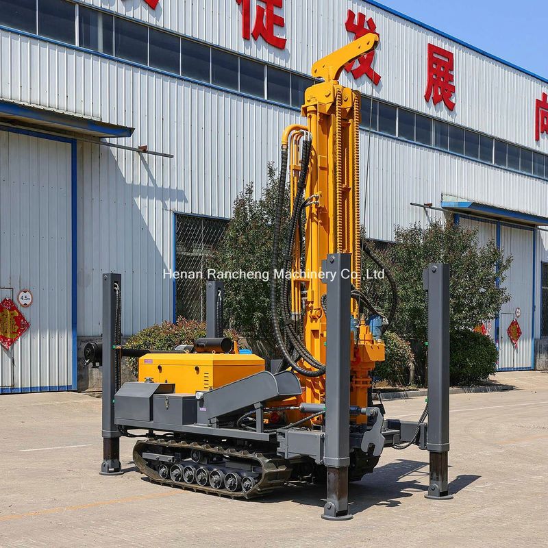 Hoge hydraulische ondersteunende benen 350m Crawler Boorgat waterput boormachine met 91 kW motor