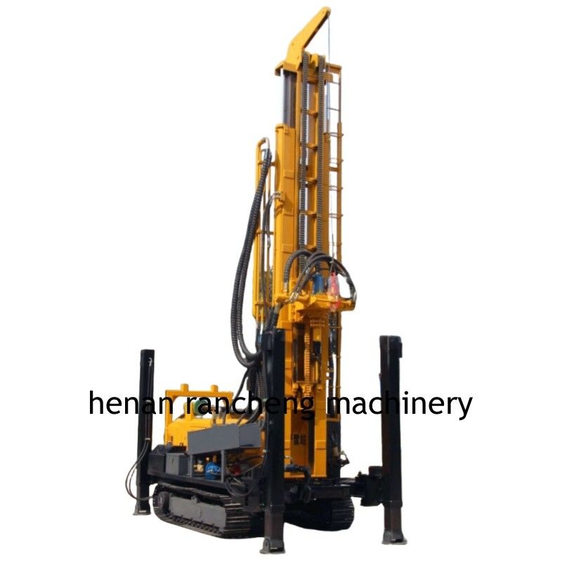 Hoge hydraulische ondersteunende benen 350m Crawler Boorgat waterput boormachine met 91 kW motor